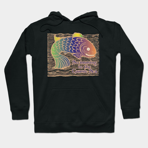 Cosmic Sea-2 Hoodie by BonzoTee